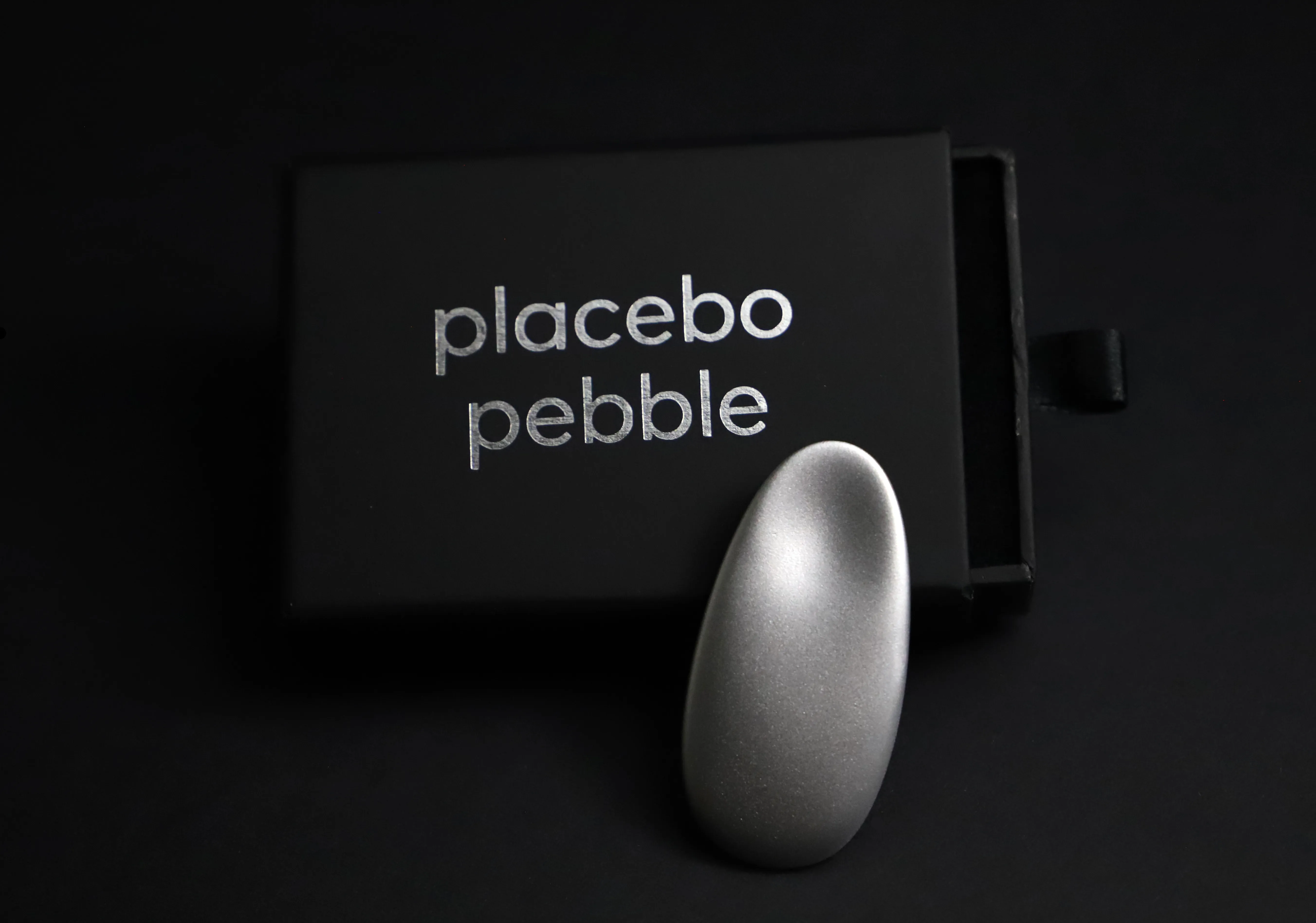 Close-up of the Placebo Pebble