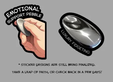 Exclusive Placebo Pebble sticker pack